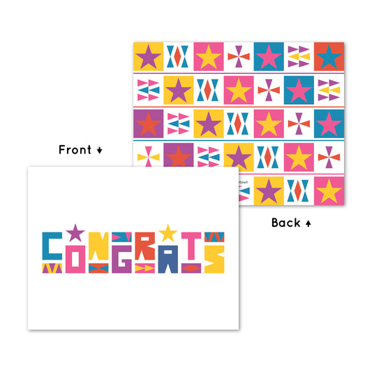 Star Congrats Card