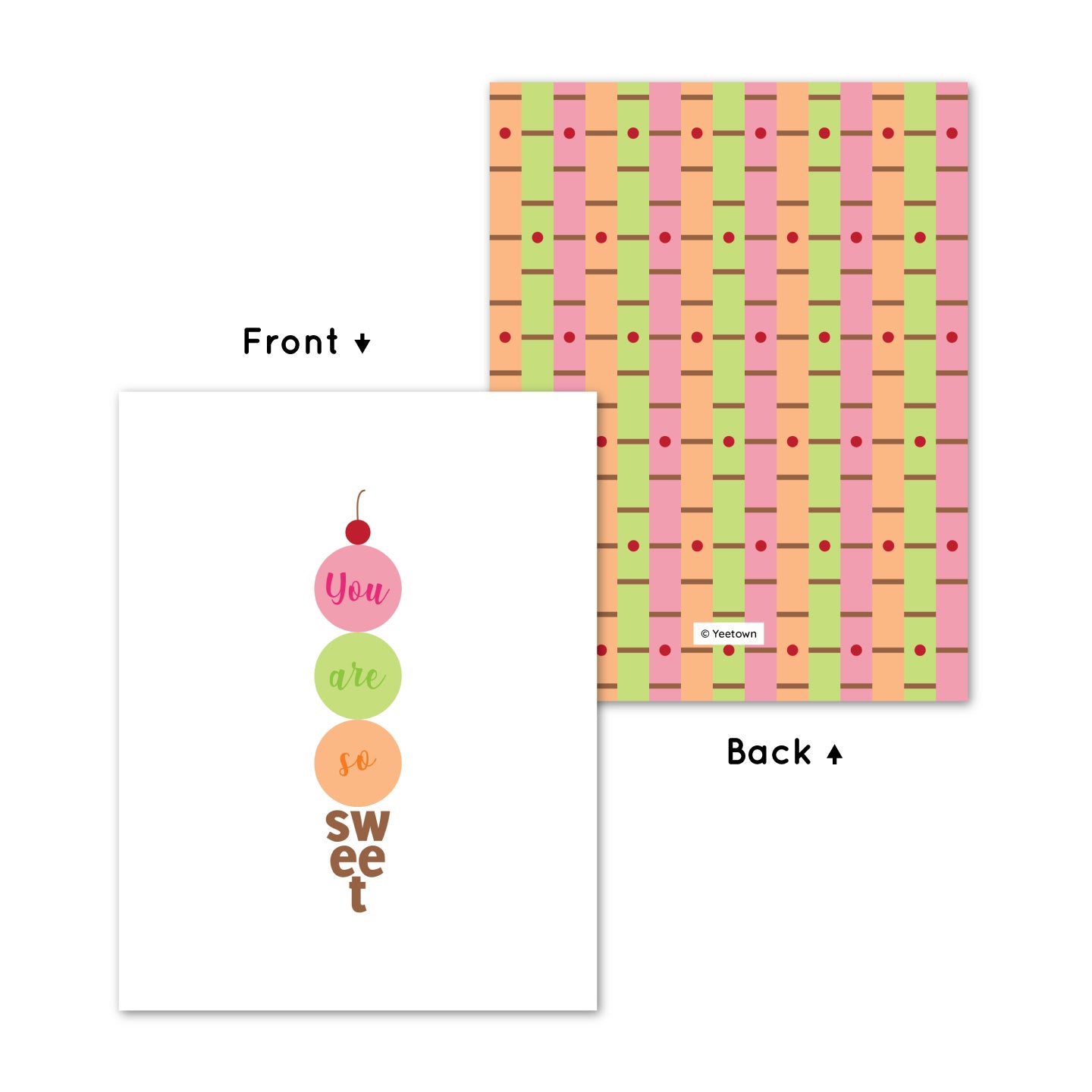 Sweet Cone Card