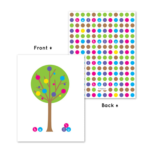 Polka Dot Tree Card