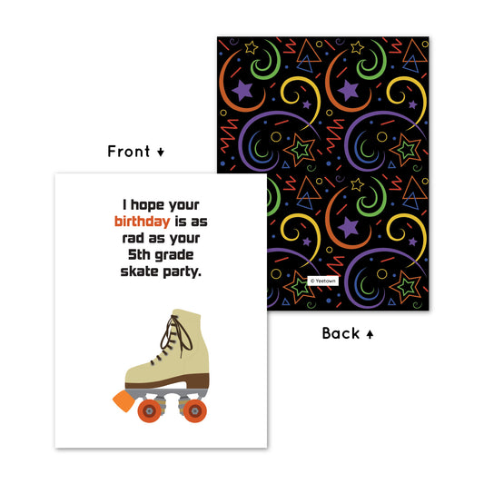 Skate Birthday Card