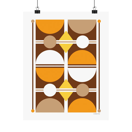 Groovy '70s-Inspired Art Print