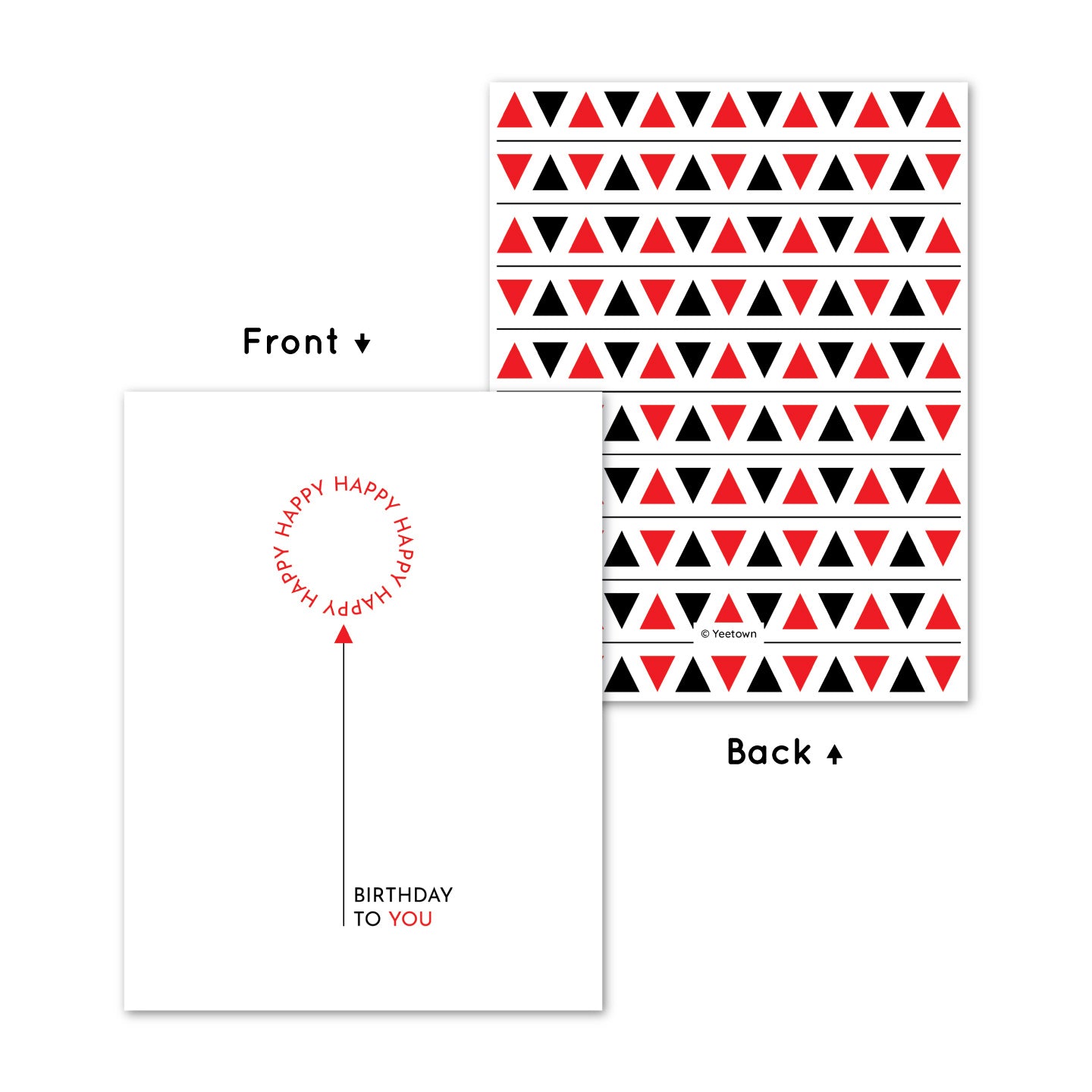 Minimalist Balloon Card