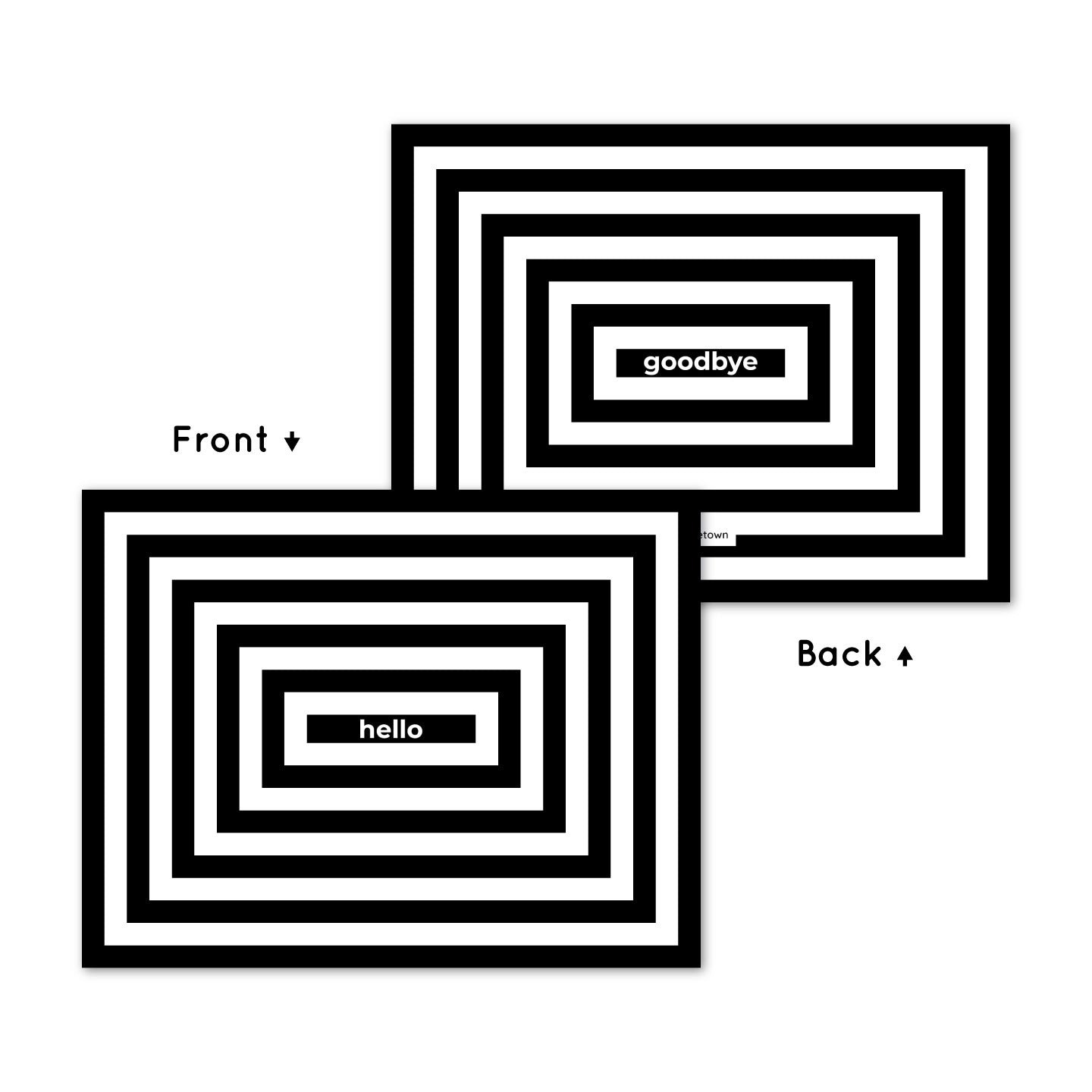 Optical Illusion Card