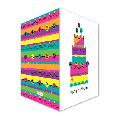 Colorful Cake Card
