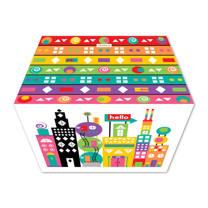 Whimsical City Card