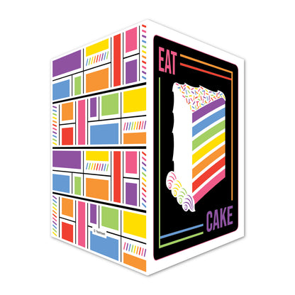 Rainbow Cake Card