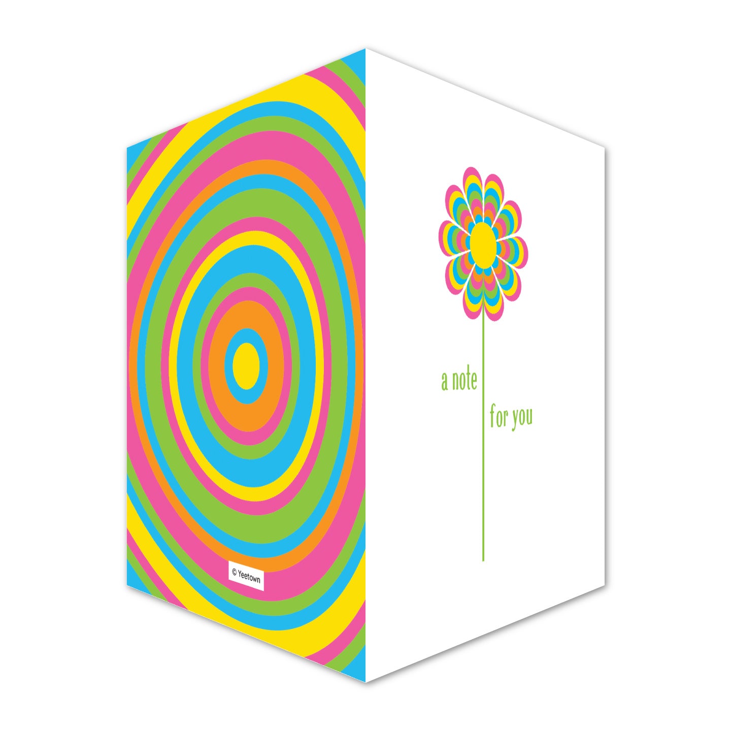 Pop Art Flower Card