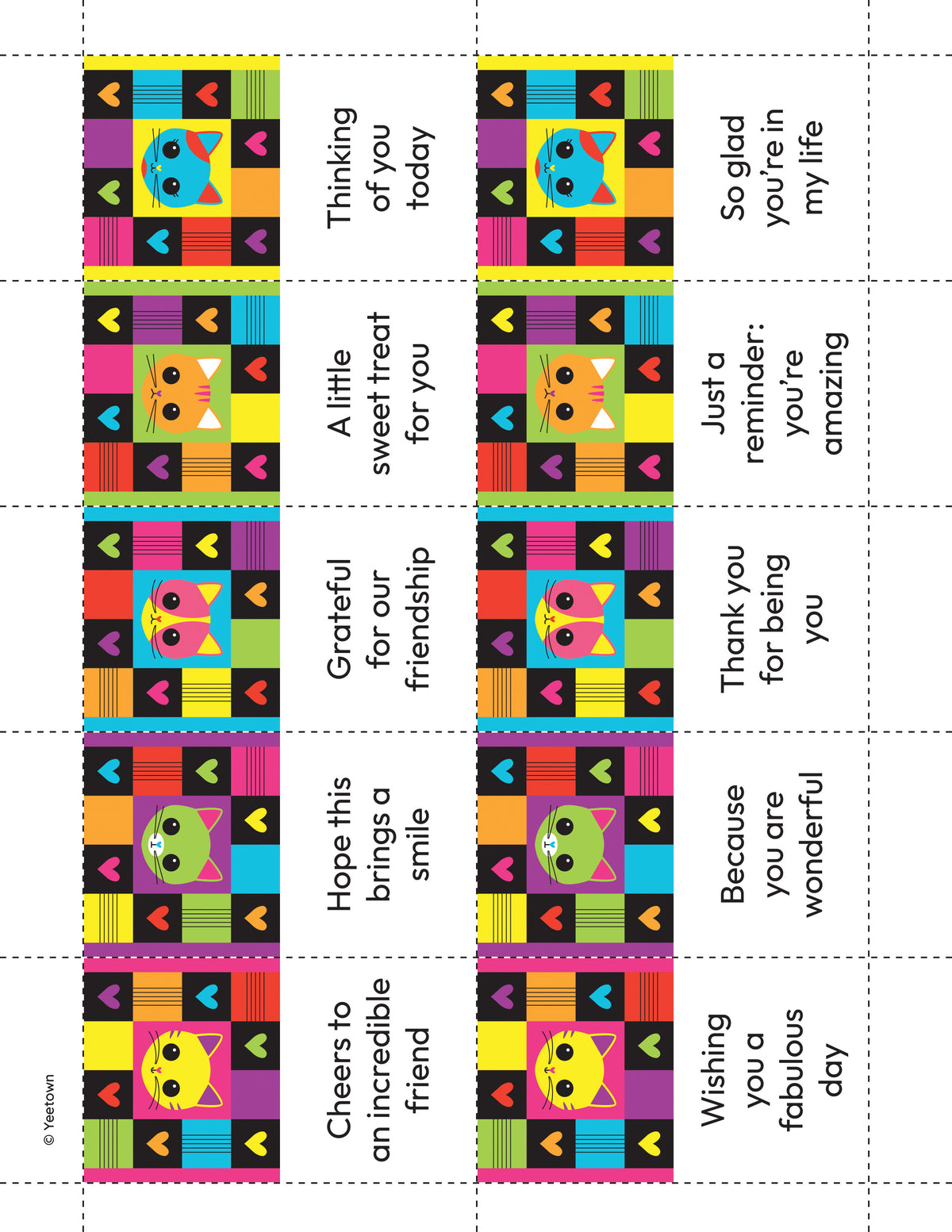 Friday Freebie - Treat Toppers (4 Options)