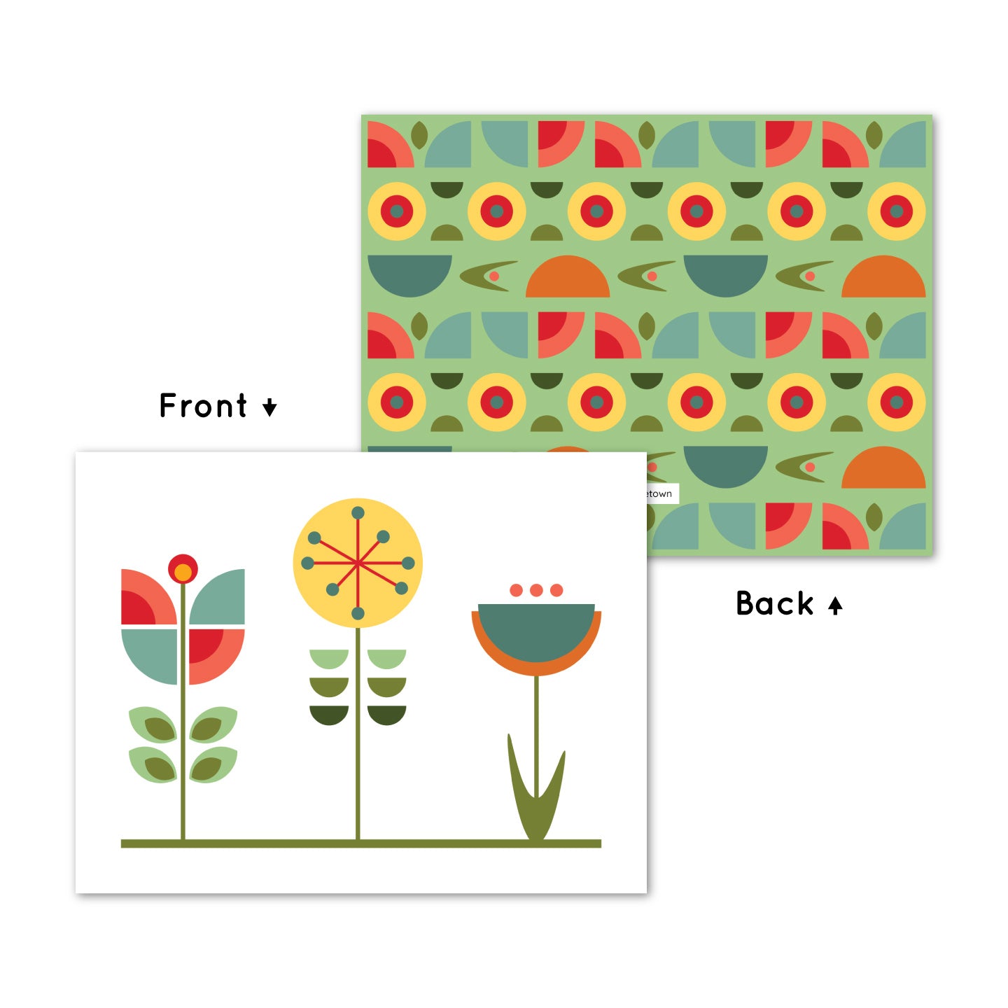 MCM Flower Card