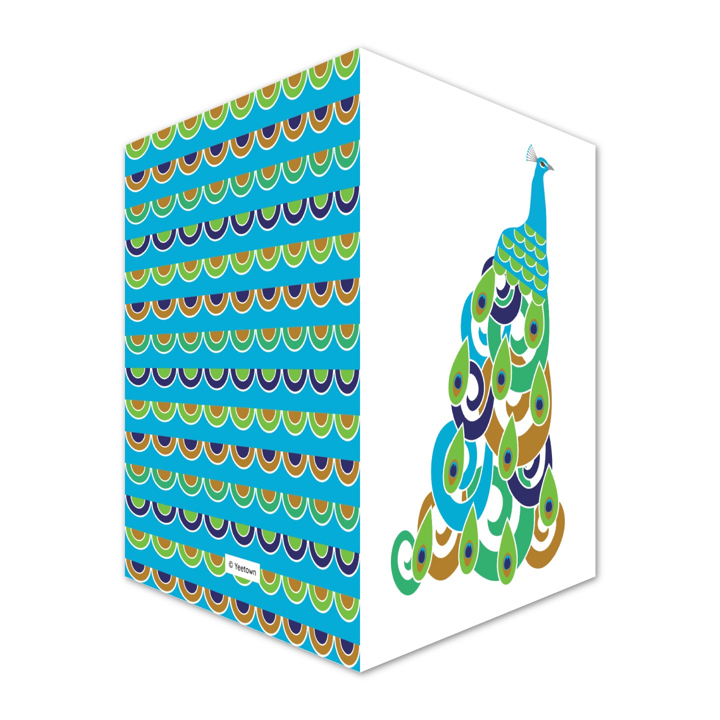 Fancy Peacock Card
