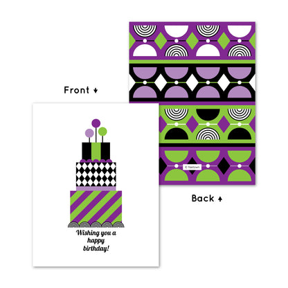 Whimsical Cake Card