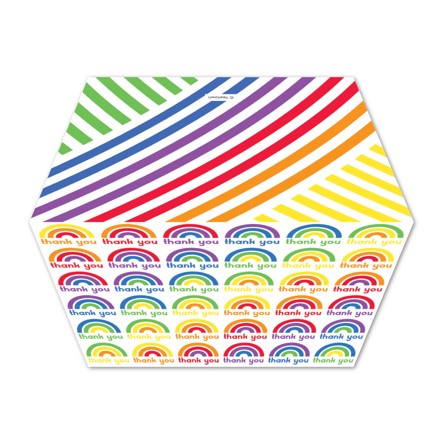 Rainbow TY Card