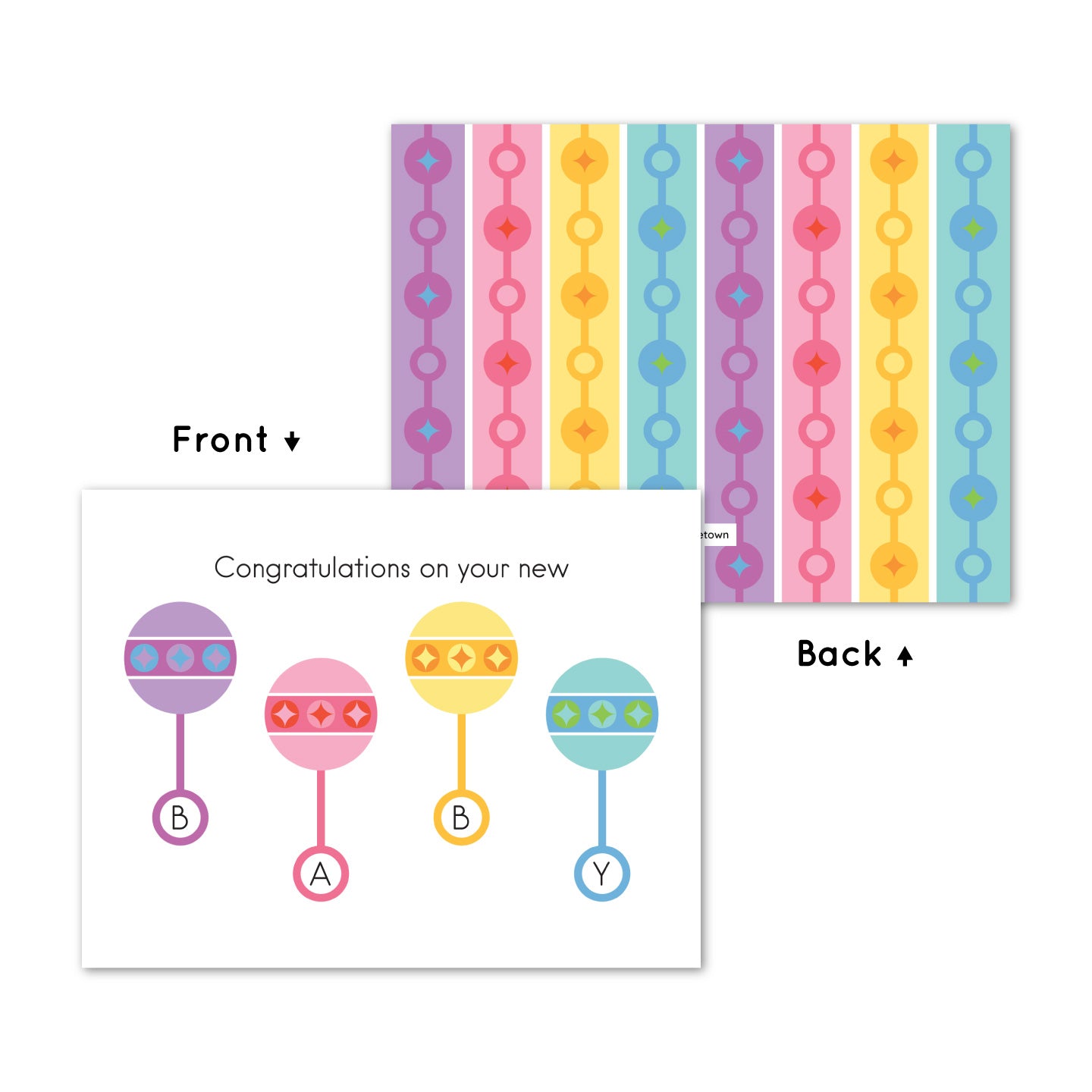 Retro Rattle Card