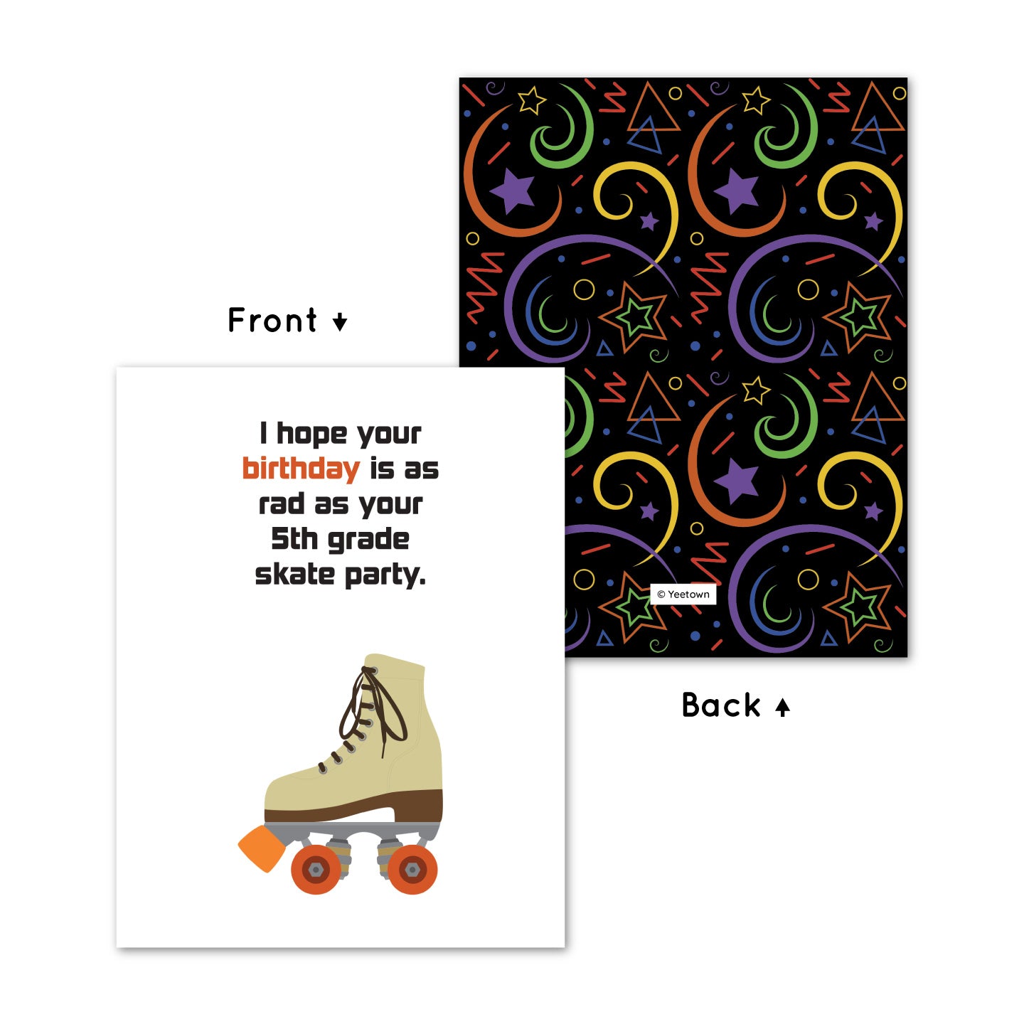 Skate Birthday Card