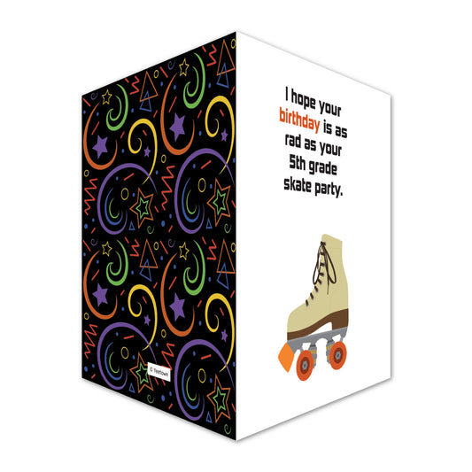 Skate Birthday Card