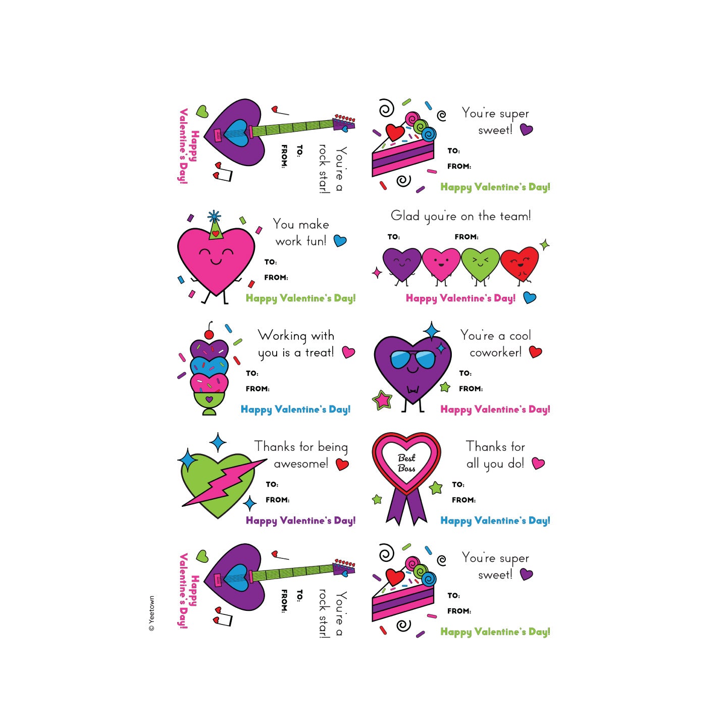 Co-worker Valentines